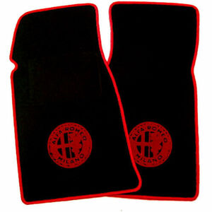 1982-89 Alfa Romeo Spider Alpha Romeo Spider fast back floor mat set new goods 