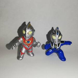 ▼ウルトラマンガイア ユタカ ポケットヒーロー 中古品 ガイア 1種 アグル 1種　▼箱等なし 現状中古品