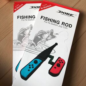 送料510円　Switch スイッチ　釣竿　釣り竿　ロッド　Rod フィッシング　fishing DOBE 新品未開封　２本　セット　joy-con ジョイコン