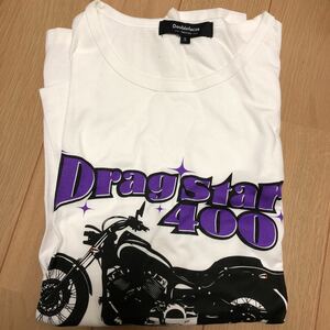 送料250円　Tシャツ　シャツ　未使用　イオン　ダブルフォーカス　バイク　ドラックスター　400 s drag star