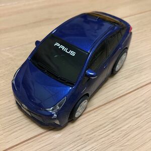 送料220円 プルバック ミニカー トヨタ　プリウス　ダークブルーマイカメタリック　青　同梱可　動作確認済み