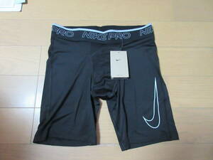 NIKE PRO men's inner tights L black × white new goods * settlement of accounts sale *