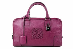 [ очень красивый товар ]LOEWE Loewe amasona28 Mini Boston ручная сумочка кожаный салон - тянуть бренд сумка женский [NY48]