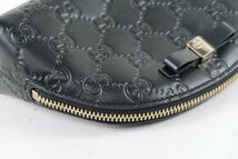 【新品同様・未使用】GUCCI グッチ GG シマ コスメポーチ 小物入れ 431409・213317【NY94】_画像6