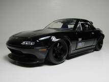 MAZDA Roadstar NA 1/24～20位 MIATA NX-5 マツダ ロードスター 1990 JADA Tuners TOYS JDM ブラック ENDLESS VOLK Racing _画像3