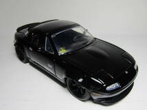 MAZDA Roadstar NA 1/24～20位 MIATA NX-5 マツダ ロードスター 1990 JADA Tuners TOYS JDM ブラック ENDLESS VOLK Racing _画像7