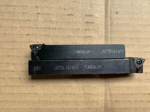 TQ220193 TUNGALOY/タンガロイ 外径用ホルダー １セット（2個） JSTTR 1616K3 + JSTGL 1616K3