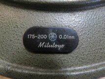 TX190029　ミツトヨ/Mitutoyo　マイクロメーター　測定範囲 ：175-200mm, 0.01mm 　_画像2