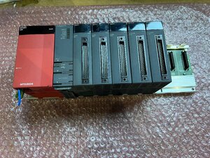 TJ230251 シーケンサーセット 三菱/MITSUBISHI Q61P,QX41,QY41P S-DRライン ロボット搬送制御盤から外しました。