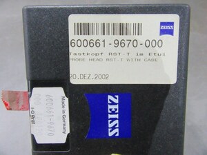 TX200257 PROBE HEAD RST-T WITH CASE RST-T77 ZEISS 59INSPECTED IP-PL 600661-9670-000