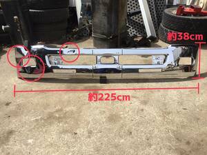  Isuzu Forward wide original plating front bumper necessary metal plate F 230415 same day shipping possible Yahoo auc 230×48×24