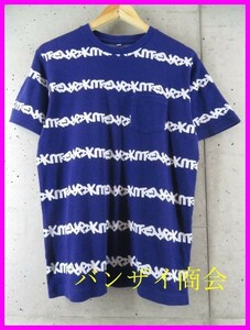 【送料300円可】007m39◆希少です◆桑田佳祐 がらくたツアー 総柄 胸ポケット 半袖Tシャツ M/カットソー/サザンオールスターズ/ロックT