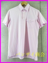 【送料300円可】9190m125◆良品です◆MACKINTOSH PHILOSOPHY マッキントッシュ 半袖ポロシャツ 38/ジャケット/コート/三陽商会/メンズ/男性_画像1