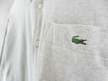 9001m132◆良品です◆LACOSTE ラコステ ボタンダウン 長袖スエットシャツ 4/トレーナー/ジャケット/メンズ/男性/紳士_画像2