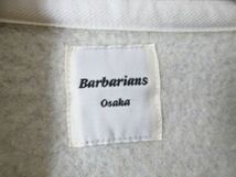 9001m105◆美品◆日本製◆Barbarians Osakaバーバリアンズ ロング丈 フルジップ スエットパーカー L/トレーナー/ジャケット/レディース女性_画像8