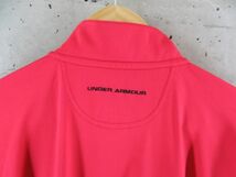 【送料300円可】011m37◆美品です◆吸汗速乾◆UNDER ARMOURアンダーアーマー ハーフジッパー半袖ドライポロシャツ MD/ジャージジャケット_画像8