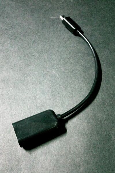 iBUFFALO USB(micro B to A) 変換アダプター　BSMPC11C01BK