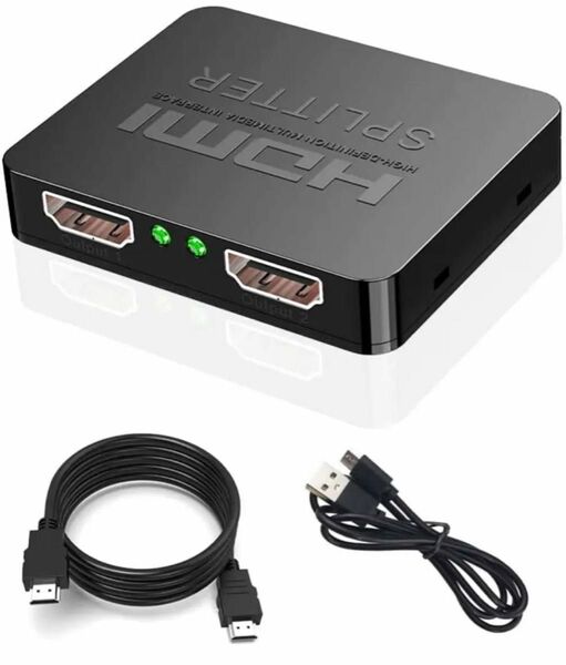 HDMI 分配器 1入力2出力 Sungale 2画面同時出力