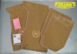  new goods 93~96 Cadillac brougham floor mat tongue / gold emblem beige LLOYD Lloyd 93/94/95/96