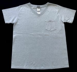 新品 定価6050円 USA製 グッドウェア スリムフィット ポケット Tシャツ　　Goodwear MADE IN USA アメリカ製 グレー XL 玉7299