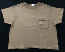 USA製 グッドウェア ショート丈 ポケット Tシャツ 半袖 アメリカ製　　しっかりとしたハイクオリティー素材 Goodwear 玉7292_画像1