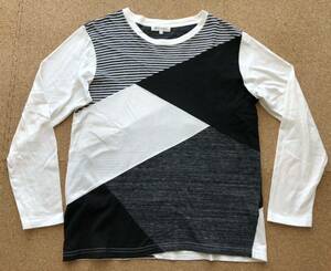  The shop tea ke- Takeo Kikuchi multi design cut and sewn long sleeve T shirt long T high design THE SHOP TK TAKEO KIKUCHI sphere 7201