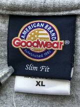 新品 定価6050円 USA製 グッドウェア スリムフィット ポケット Tシャツ　　Goodwear MADE IN USA アメリカ製 グレー XL 玉7299_画像3