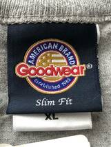 新品 定価6380円 USA製 グッドウェア ヘンリーネック Tシャツ　　スリムフィット Goodwear MADE IN USA アメリカ製 グレー XL 玉7313_画像3