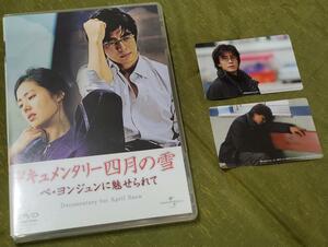 ♥♥ドキュメンタリー四月の雪 ペ・ヨンジュンに魅せられて DVD★カード付♥♥