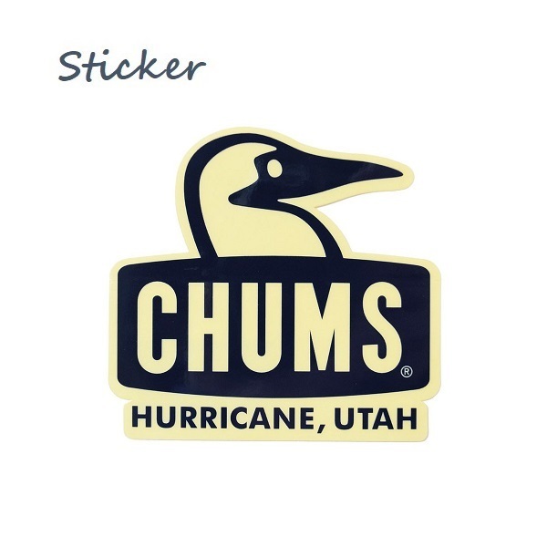Sticker CHUMS Booby Face CH62-1124 Navy チャムス ステッカー 新品 防水素材