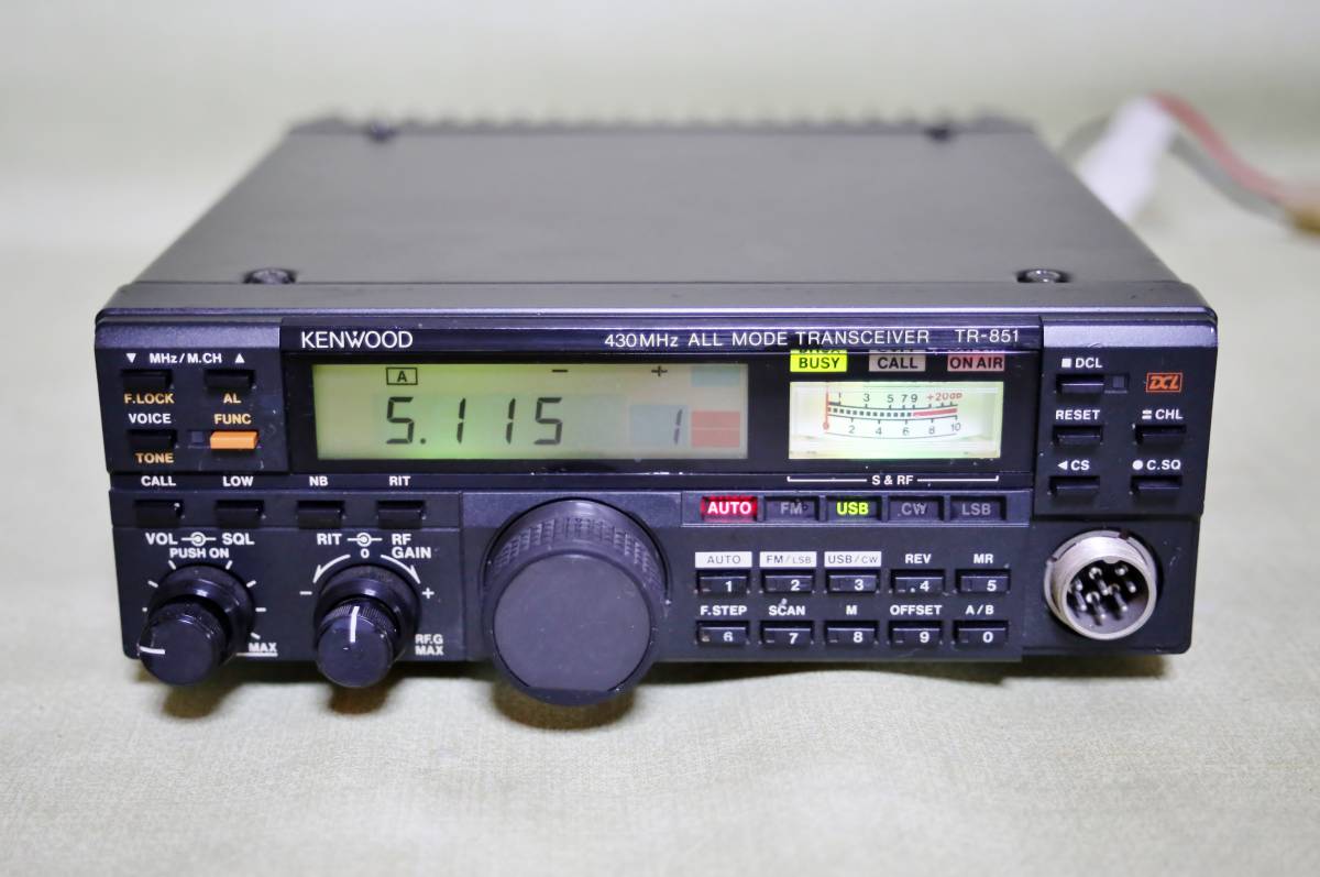 無線機 KENWOOD ケンウッド 430MHz オールモード TR-851 マイク付