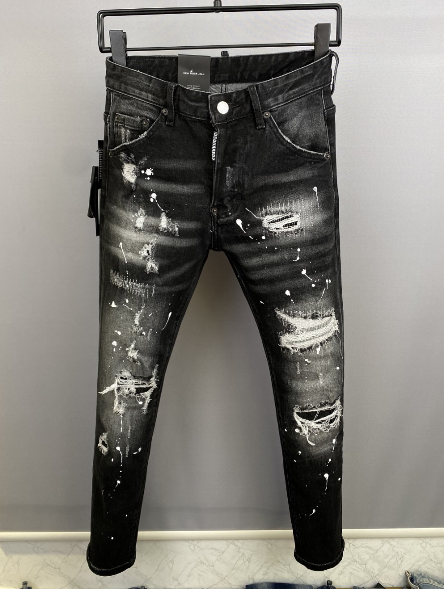 DSQUARED2◇スキニーデニムパンツ/52/ダメージジーンズ/S74LB0501