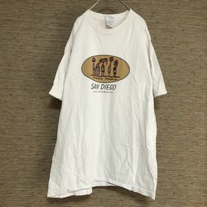 アルスタイル　半袖Tシャツ　ビーチ　サーフボード　サーフィン　サンディエゴ32 古着　入手困難　激レア デカプリント　ビッグプリント