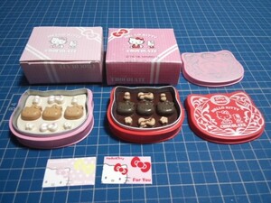 タルガ 中古 グルメdeキティ スイートチョコタイム パステルカラー含2種セット ミニチュア チョコレートギフト キティちゃん ハローキティ