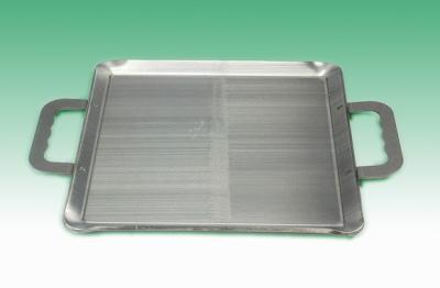 送料無料★愛宕山工業 6mm厚 家庭用調理鉄板 340×340mm(日本製)純鉄★IH使用可 調理温度が高く保温性抜群 ガンガン熱しても反らない!
