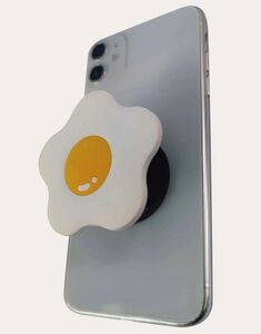 目玉焼き　スマホグリップ　スマホアクセサリー　スマホスタンド iphone