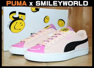  special price prompt decision [ unused ] PUMA x SMILEYWORLD * Suede Jr (US4.5/22.5cm) * Puma smiley world suede Smile ..386137