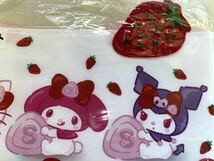 ◆サンリオ【サクマ ドロップ ミニトート いちご】トートバッグ　◆ HELLO Kitty MY MELODY KUROMI 19Ｘ31㎝ 未使用_画像8