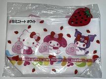 ◆サンリオ【サクマ ドロップ ミニトート いちご】トートバッグ　◆ HELLO Kitty MY MELODY KUROMI 19Ｘ31㎝ 未使用_画像9