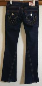 TRUE RELIGION True Religion JOEY indigo boots cut size23