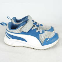 LK8351*PUMA*プーマ*SOFT FOAM*ジュニアスニーカー*18cm*ブルー×グレー_画像5