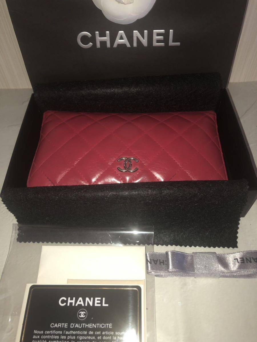 ヤフオク! -chanel財布マトラッセラムスキンピンクの中古品・新品・未