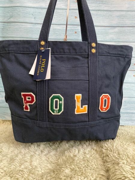 ポロラルフローレン キャンバス トートバッグ TOTE ラルフローレン トートバッグ