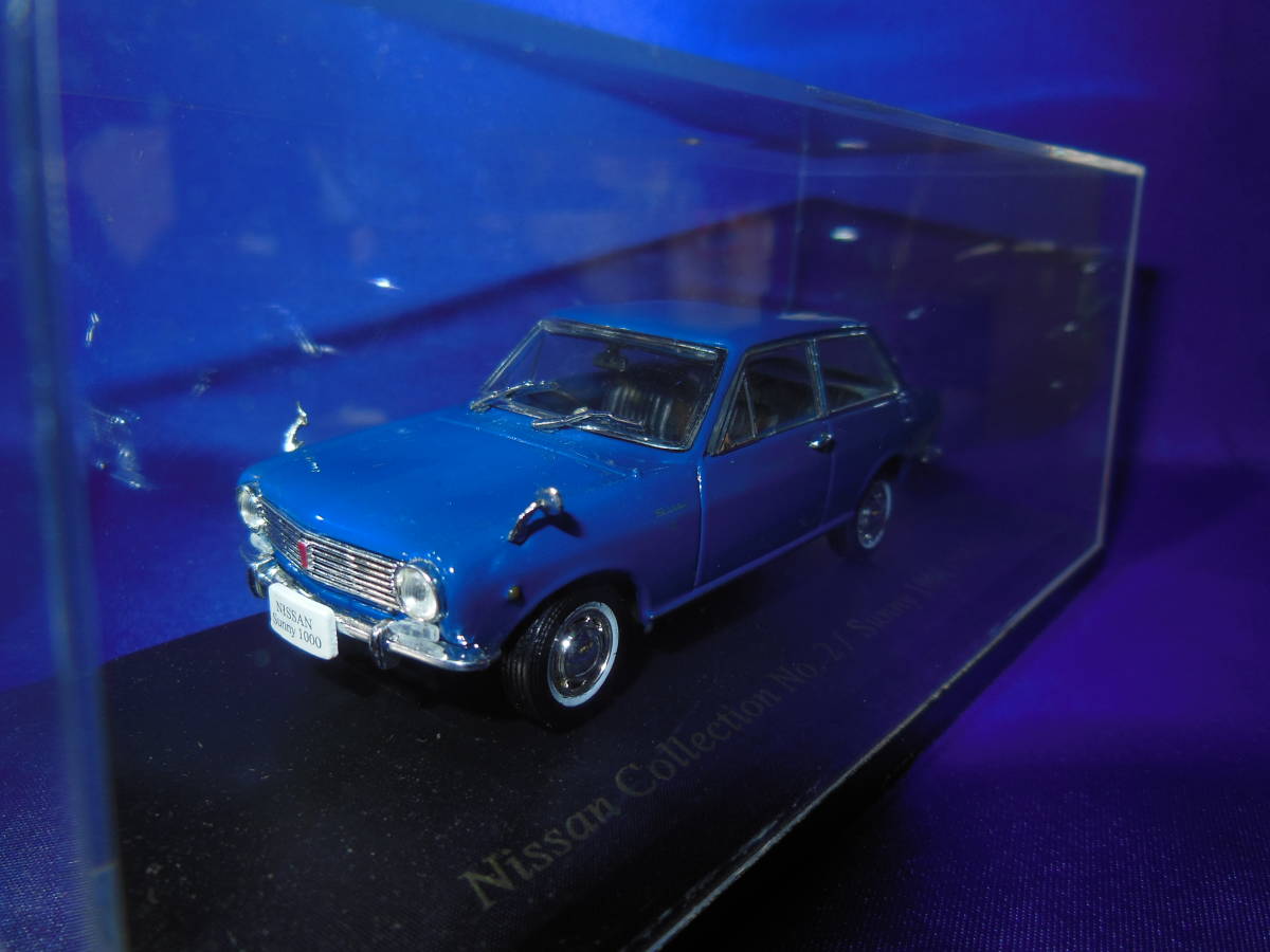 1/43 日産 初代 サニー B10型系 1966年 ダークブルー | JChere雅虎拍卖代购