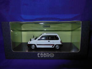 1/43 Honda City turbo 1982 year WHITE HONDA CITY TURBO EBBRO EBBRO 