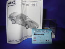 1/43　入手困難　SOLIDO　シボレー　カマロ　レーシング　赤　Chevrolet Camaro Racing　未使用デカール付　フランス製　MADE IN FRANCE_画像2