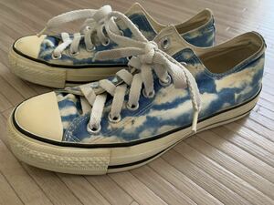 CONVERSE ALL STAR 4 1/2 23.5cm 90's オールスター made in JAPAN 日本製 ビンテージ 空柄雲