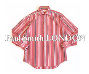 名作！ Paul Smith｜ポール・スミス マルチボーダーシャツ(sizeM) 日本製 MADE IN JAPAN.