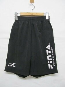 FINTA フィンタ ショート パンツ ゲームパンツ フットサル S 黒 b16530