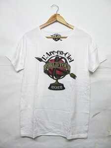 L'Arc～en～Ciel 20th L'Anniversary WORLD TOUR 2012 THE FINAL Tシャツ M 白 ラルク b16718